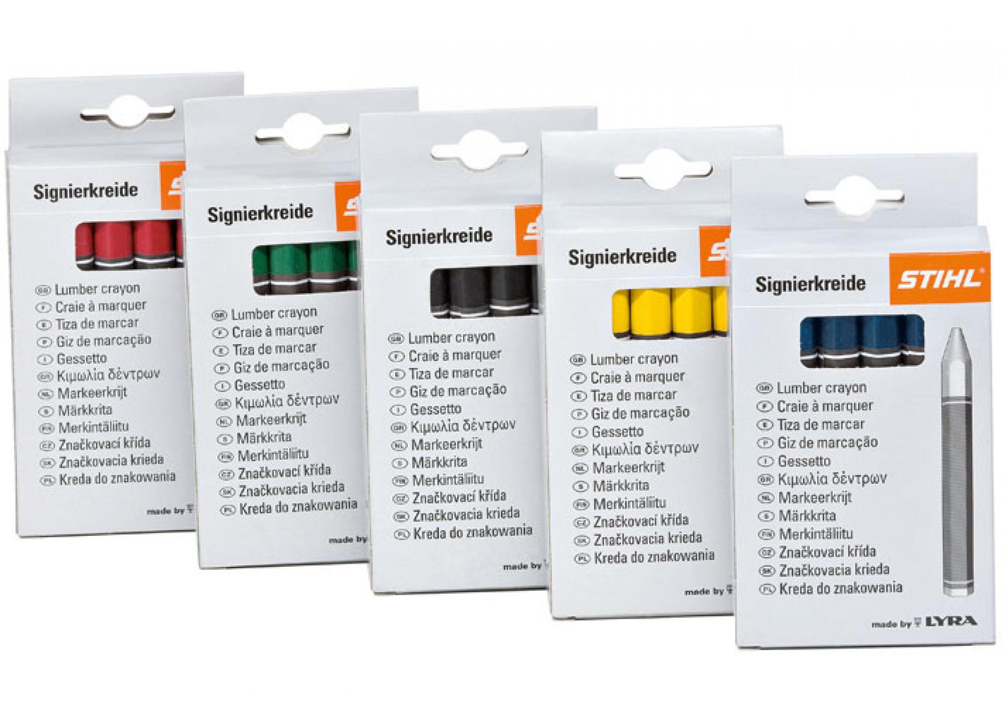 Jelölőkréta kék színű 12db