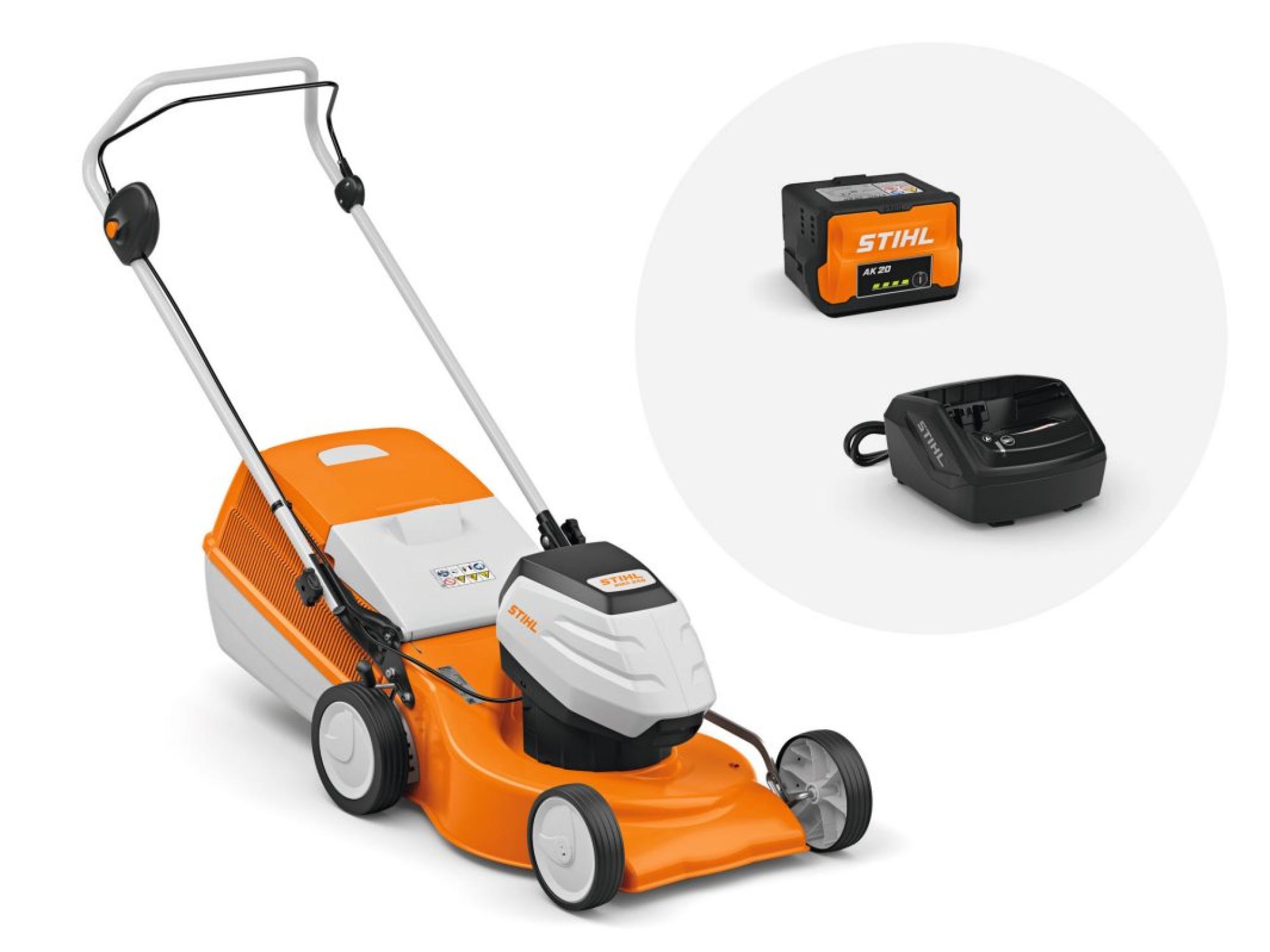 STIHL RMA 248.0 Akkumulátoros fűnyíró (AK 20 akkuval és AL 101 töltővel)