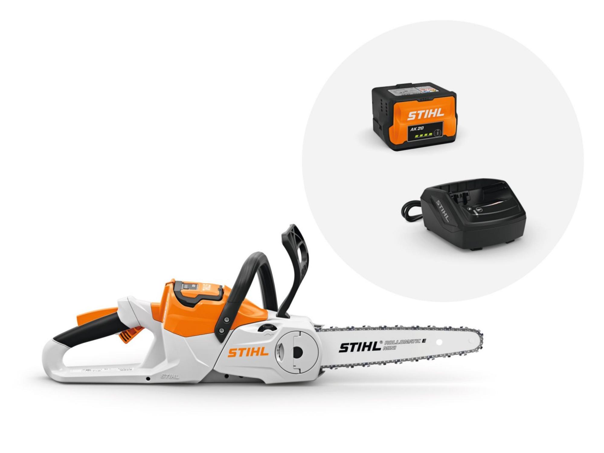 STIHL MSA 60-C-B akkus láncfűrész (AK 20 akkuval és AL 101 töltővel)