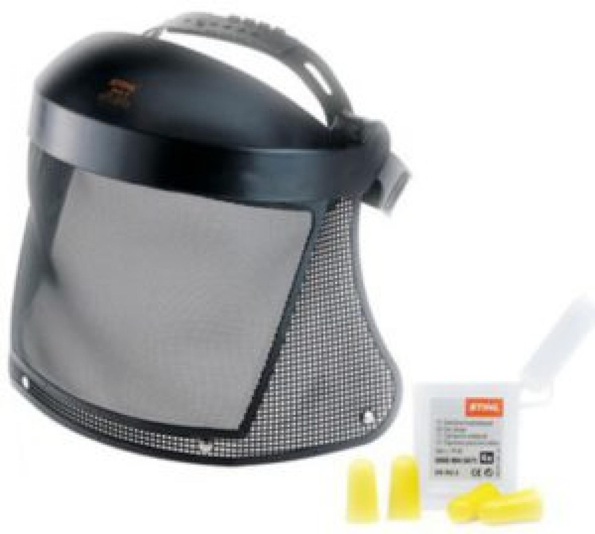 STIHL Arcvédő/hallásvédő műanyag védőráccsal